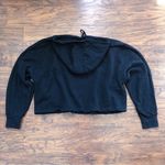 Sweaty Betty • Essentials Hoodie black cropped pullover sweatshirt french terry Photo 8