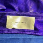 Hosbjerg Ines Tube Top Women's Medium Electric Blue Metallic Strapless Cropped Photo 6