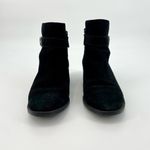 Cole Haan  Indiana Suede Waterproof Heeled Ankle Boots in Black Size 7.5 Photo 1