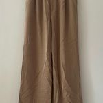 Reformation Mason Khaki Wide Leg Trouser Pants Size 6 Photo 4