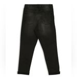 No Boundaries  Womens Curvy Cropped Jeans Size 17 Juniors Black Distressed New Photo 4