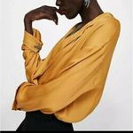Zara mustard gold bodysuit size medium Orange Photo 2