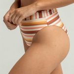 Billabong NWT Ray of Gold Swimsuit Bottoms Bikini Striped Stretch Beach Pool 12 Photo 12