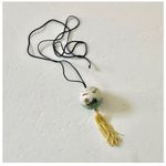 Chinese hand painted ball with tassel necklace on cord Photo 4