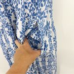 Baltic Born  Thebes Tank MIDI Dress Off White Blue Print Size XL Photo 6