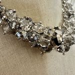 Vera Wang  Faceted Smoke Glass Cluster Necklace Photo 2