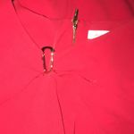 Calvin Klein NWOT - - $134 Stretch Solid Red Bell Sleeve Sheath Dress Size 14 Photo 9