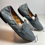 Tory Burch Lamb LeatherGray Ballet Loafers W/Elastic Backs Sz 7.5-VGUC Photo 3