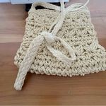 Cappelli Straworld Inc,‎ Wooden Animals Woven Straw Crossbody Bag Handmade Tan Photo 6