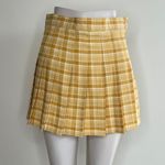 The Comfy And Ready Plaid Skorts In Yellow Size XS Photo 6