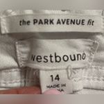 Westbound  white shorts. The Park Avenue Fit. Size 14. Photo 2