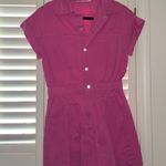 Ellison  Pink Button-Up Romper Photo 0