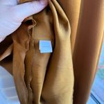 Tocca 100% Silk Ruffle Babydoll Knee Length Dress in Amber Yellow size 4 NWT Photo 11