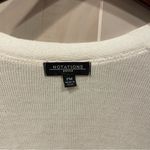 Notations Cute creamy crochet trim open front cardigan vintage y2k Photo 2