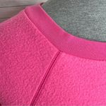 PINK - Victoria's Secret Pink by Victoria’s Secret Embroidered Inside Out Fleece Sweatshirt Pink XS Photo 5