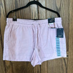 Gap NWT  |‎ Linen Drawstring Shorts in Winsome Orchid Lavender Purple | Large Photo 3