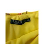 Ralph Lauren Lauren Tiered Floral Maxi Skirt Women L Yellow Cottage Boho Fairy Photo 6