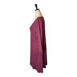 Cut Loose Dress Women Large Pink Mauve Lace Like Pattern Long Sleeve Mini‎ Boho Photo 5