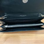 Henri Bendel Rare  Girls Nightout Embellished Bling Black Leather Chain Wallet Photo 10