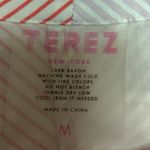 Terez  Multicolor Colorblock Striped Button Down Short Sleeve Pocket Shirt Top M Photo 2