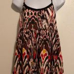 a.n.a Tie Back Halter Strap Pom Pom Babydoll Tank Photo 0