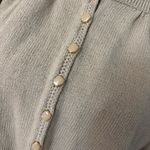 St. John Vintage Tan Knit Cardigan Size Small Asymmetrical Buttons Photo 1