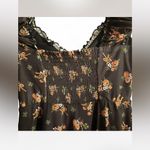 Urban Outfitters Black Floral Mini Dress Photo 3