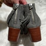 Toms | Leila Ankle Heeled Bootie Grey Suede Size 6.5. B82 Photo 7