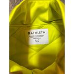 Athleta NWT Inlet Down Vest Women's XL Dark Fiber Optic Yellow Puffer Zip Up Photo 2
