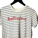 Cotton On Bellissimo T Shirt Striped Graphic Tee Top Short Sleeve Cotton Logo Print M Photo 1