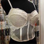 Sheer White Bustier Size L Photo 1