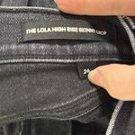 Denim Forum The Lola High Rise Skinny Crop Black Faded Wash Jeans Size 26 Photo 10