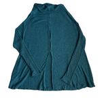 We The Free  Women’s Teal Lover Rib Split Back‎ Long Sleeve Top Medium Photo 3