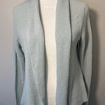 Eileen Fisher  Open Cardigan Italian Yarn Cotton Silk Sweater XS Photo 0