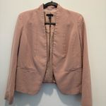 Eileen Fisher  Women's Open Front Long Sleeve Blazer Jacket Blush Pink Size XSp Photo 1
