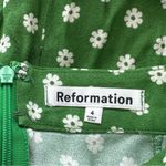 Reformation Floral Print green Y2K Skater Mini Skirt 4 Photo 3