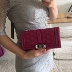 Rebecca Minkoff mini love clutch in Magenta Photo 4