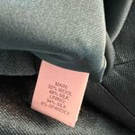 St. John COUTURE Sharkskin Silk Wool Blend Teal Open Front Jacket Blazer Size 8 Photo 9