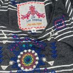 Johnny Was ‎ LA Navy Geometric Colorful Embroidered Dress With Sleeves Size Small Photo 1