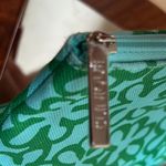 Marimekko Green and Blue Cosmetic Bag with Floral Design Photo 3