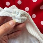 Solid White Ribbed V Photo 7