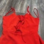 superdown Revolve  Evie tie front red mini dress medium Photo 5