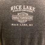 Harley Davidson  gray distressed T-shirt Photo 4