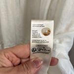 Anthropologie  Maeve White Linen Blend Tiered Mini Dress Boho Resort Coastal XL Photo 6