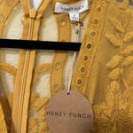 Honey Punch Elegant Mustard Lace Dress Photo 3