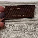 Kerisma  womens ribbed long sleeve rolled neck top medium Photo 2