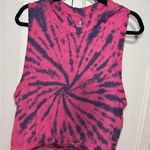 Free People Movement Tie Dye Love Yoga Crop Tank Top Pink Purple Size M Photo 0