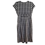 Boden Dress Short Sleeve Knee Length Navy Blue White Surplice Neck US 6/UK 10 Photo 1