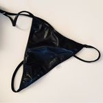 Mapale Black Wetlook Romper Lingerie Set NEW Size L/XL Photo 6