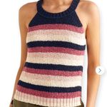J.Crew | XS | Multi-Color Striped Sleeveless Knitted Cotton-Blend Sweater Tank Photo 0